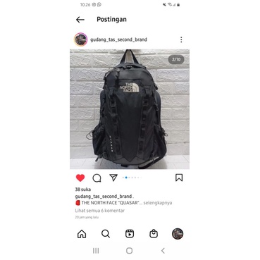 TAS RANSEL BRAND TNF GUDANG TAS SECOND BRAND