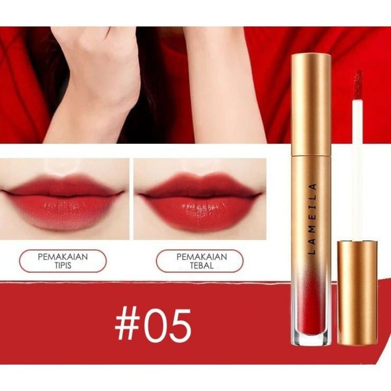 Medan Termurah Lipstick Velvet lip Glaze lipstik Lameila