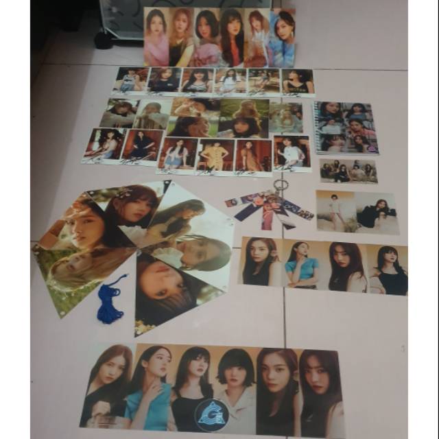 [All in 1] Gfriend photocard polaroid sign sticker handbanner keyring note