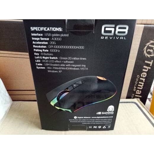 Digital Alliance Gaming Mouse G8 Revival RGB