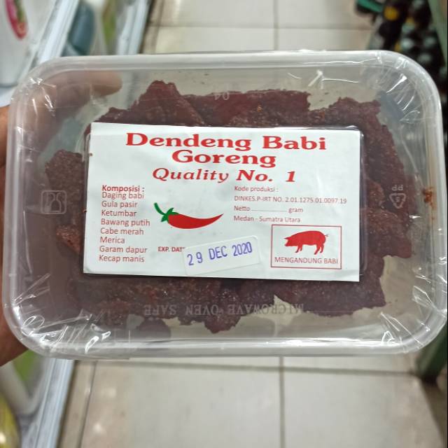 

Dendeng Goreng Medan Siap Makan Box 250g / Dendeng Goreng B2 Medan Box