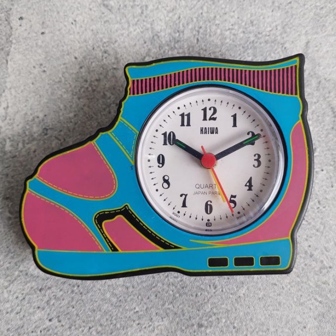 Jam Weker Murah Alarm Beep Jam Meja Beker Karakter Anak Bentuk Mobil Sepatu Helikopter