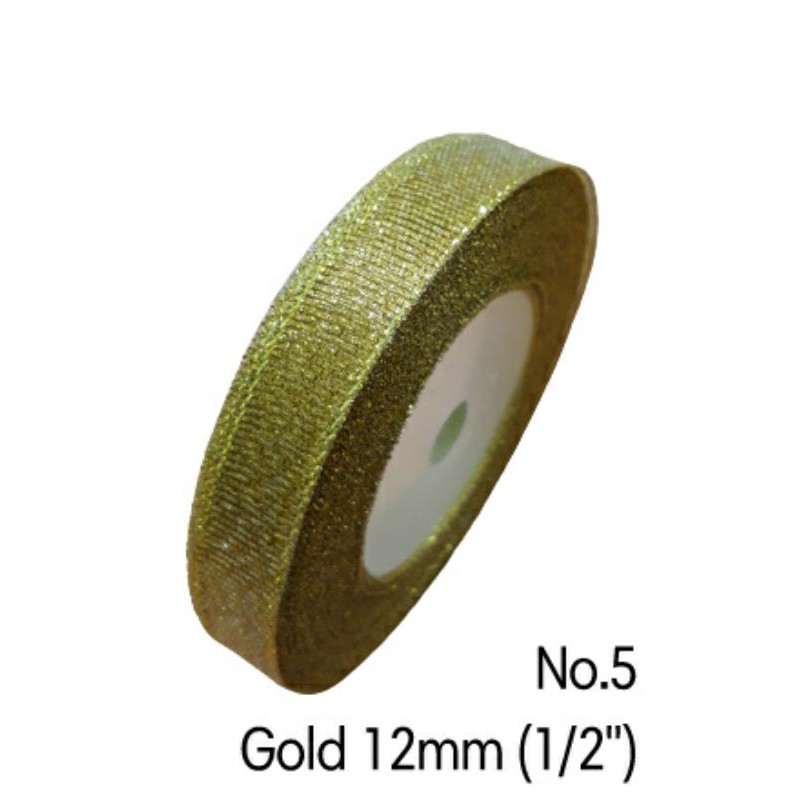 Pita Glitter Gold Silver 18meter Harga/roll