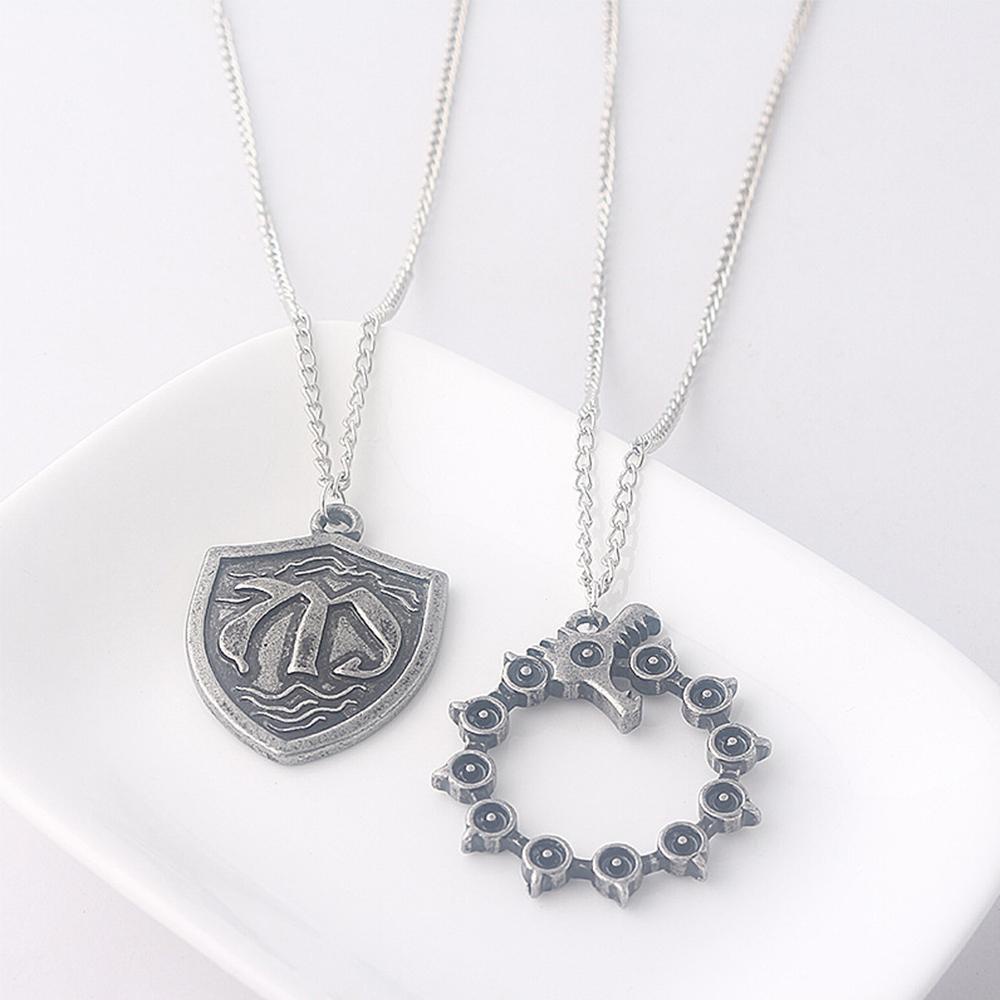 Needway The Seven Deadly Sins Dragon Kalung Wanita Klasik Meliodas Metal Nanatsu no Taizai Anime Cosplay Necklace