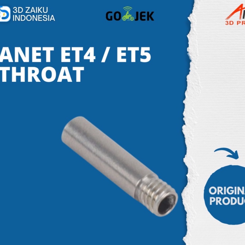Original Anet ET4 / ET5 3D Printer Throat Nozzle Hotend Heatbreak