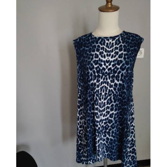 OUTER WANITA/Navy ledy vest