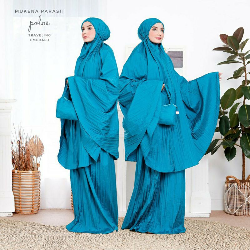 Mukena Dewasa Parasit Terbaru 2022 Jumbo Putih Polos Premium Adem Bali Jumbo Murah