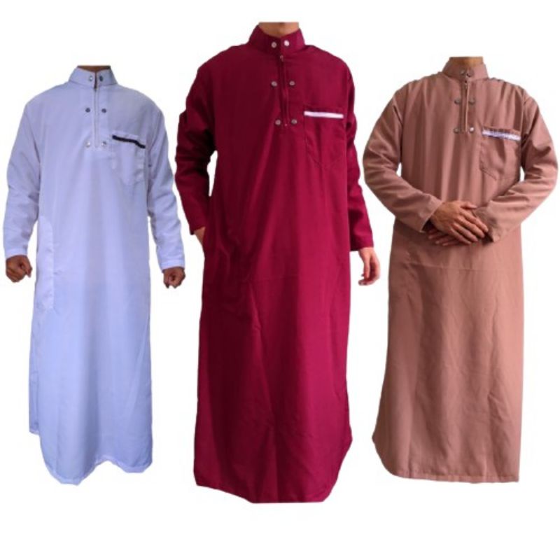 JUBAH/ GAMIS PRIA DEWASA ( size M L XL XXL)