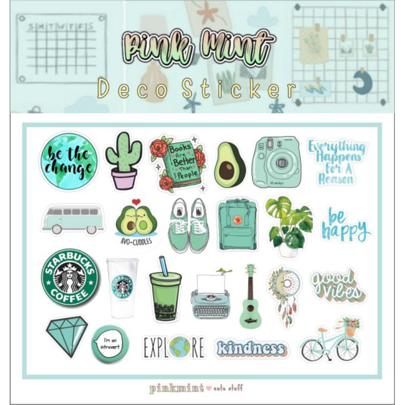 

STICKER AESTHETIC HIJAU