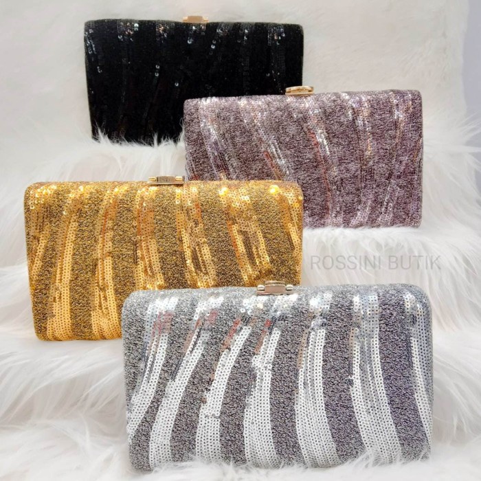 ROSSINI--Tas Pesta/Clutch Wanita/Hand Bag/Tas Fashion WANITA ZL-780 - Ungu