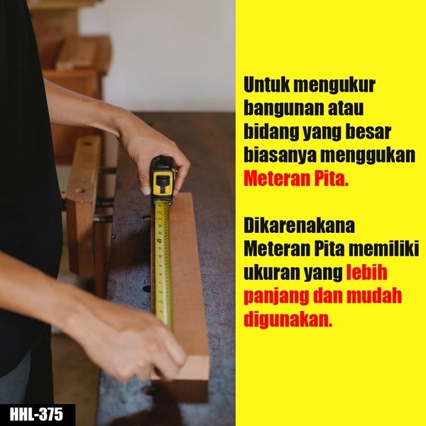 METERAN Bangunan Roll 3M tape measure alat bangunan