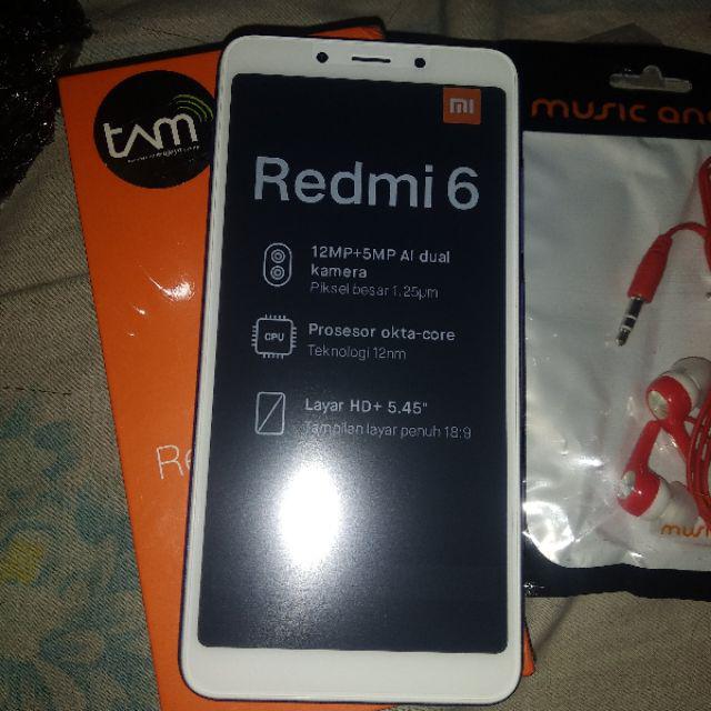    XIAOMI REDMI 6 TAM RESMI 4GB 64GB XIOMI SIOMI | Shopee