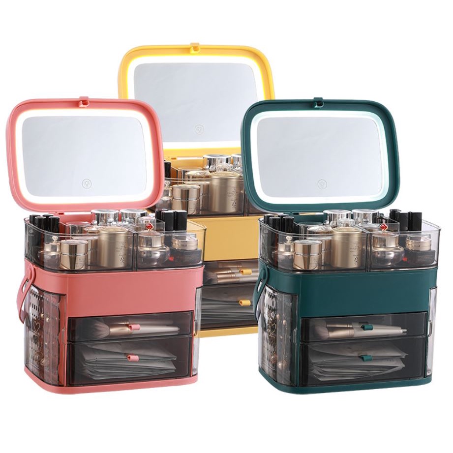 Makeup Organizer Travel Storage Tempat Rak Makeup Travelling