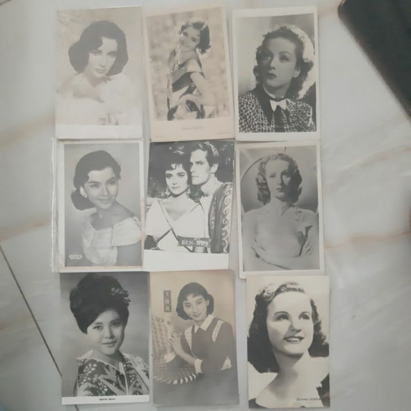 

Kartu pos kuno post card tahun 50 - 60 an artis / bintang film