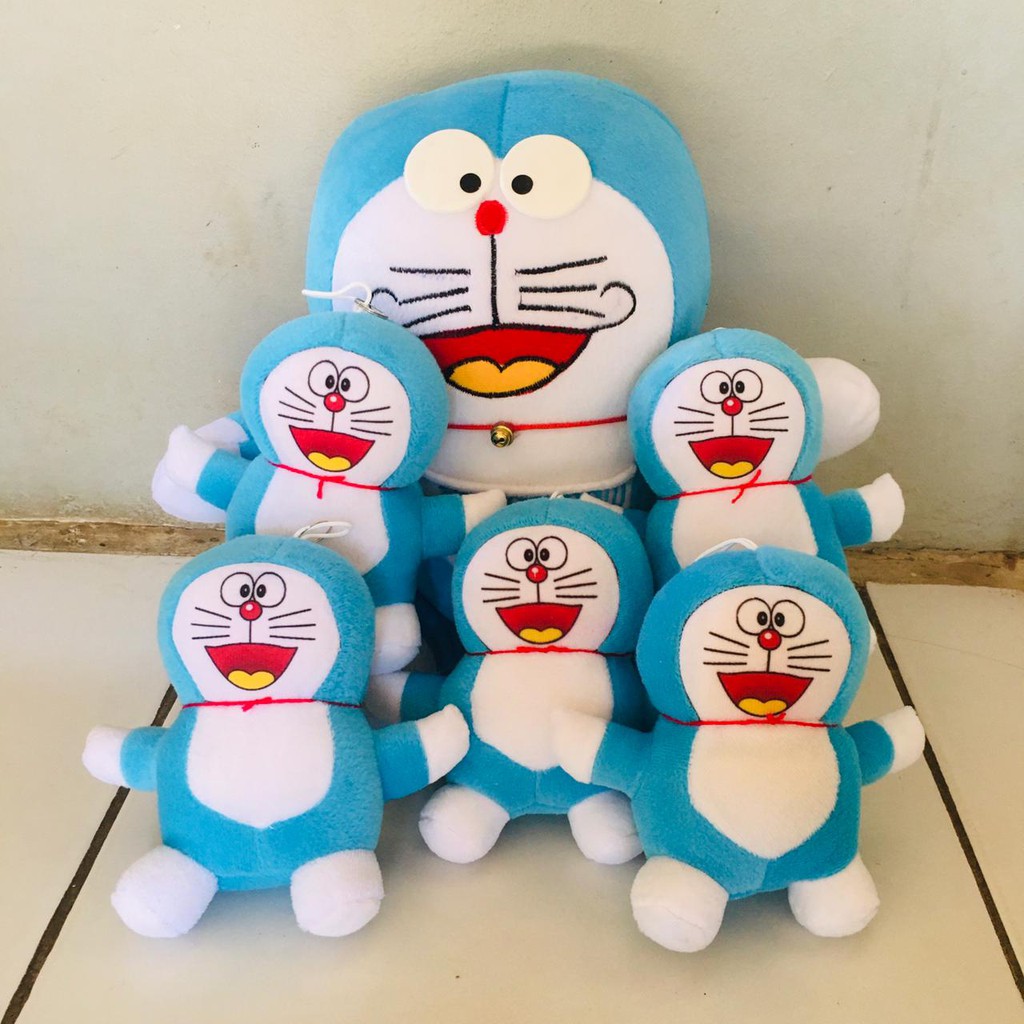 Boneka Doraemon beranak 5 L - Induk 33cm