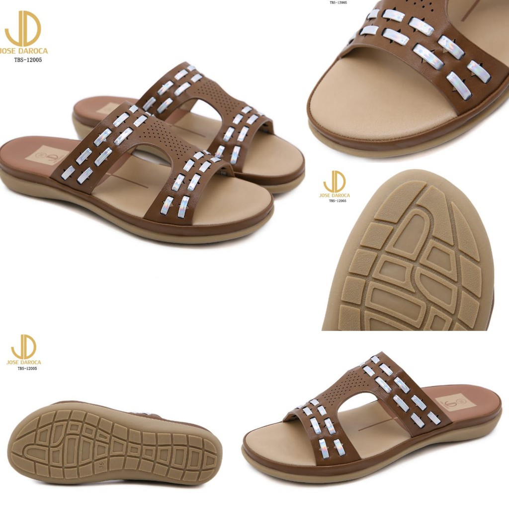 JOSE DAROCA Sandal Slipper Straps Shoes # TBS-12005 # ORIGINAL