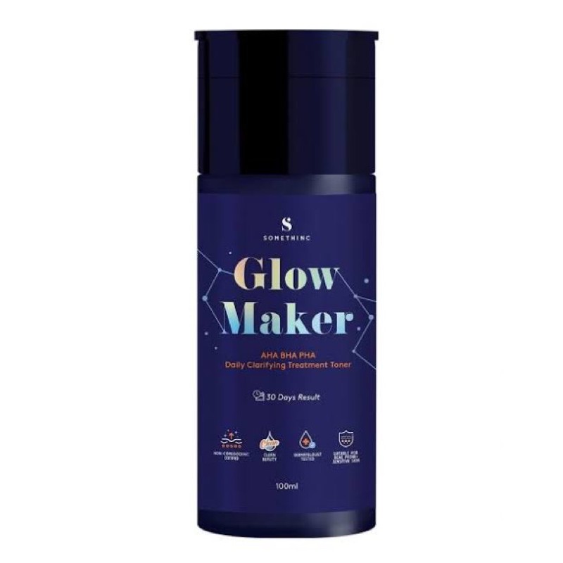 SOMETHINC GLOW MAKER  AHA BHA PHA DAILY CLARIFYING TREATMENT TONER