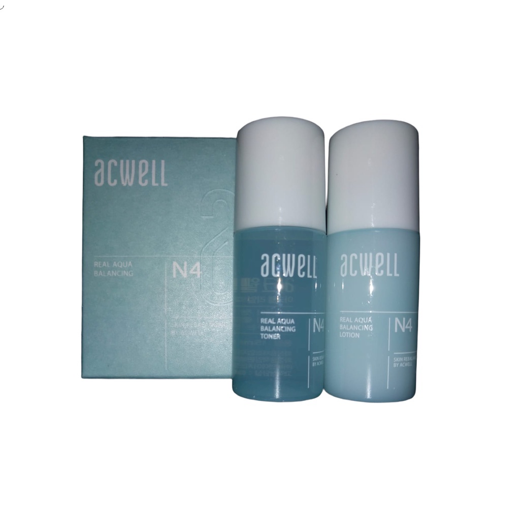 [BPOM] ACWELL Real Aqua Balancing Toner Lotion Trial Kit 15ml x 2pc