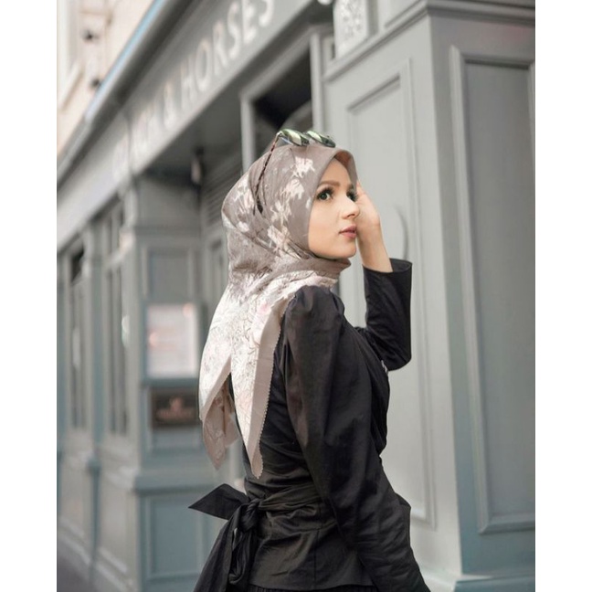 SALE HIJAB / BS COCCOLATE / COD / KERUDUNG VOAL MOTIF / SEGI EMPAT VOAL / JILBAB TERBARU / LASER CUT