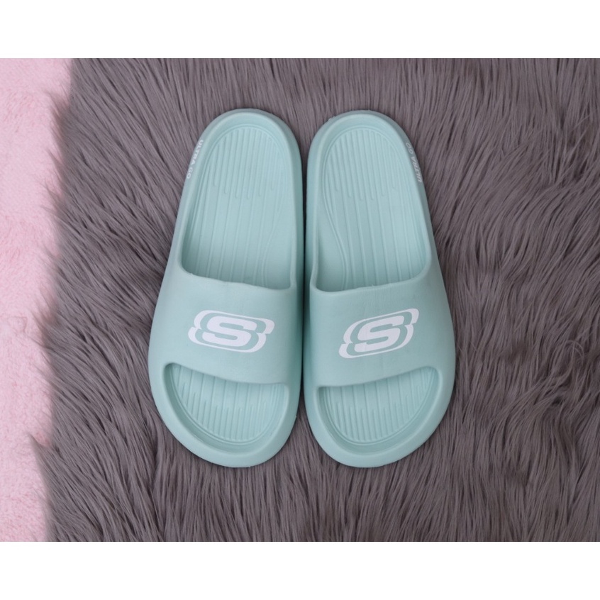 Sendal Slide Wanita Sandal Selop Skechers Wanita Sandal Wanita Terbaru Sandal Slip on Sketcher Model Korea Sketcher Selop Murah