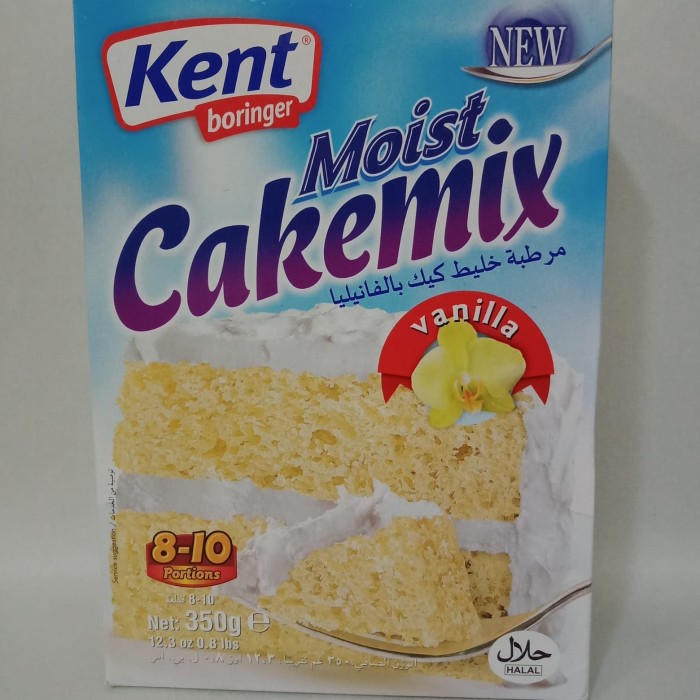 

KENT BORINGER MOIST CAKEMIX VANILLA 350 GR