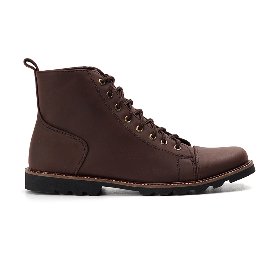 FLEMING BROWN |ManNeedMe x TRAGEN| Sepatu Boots Pria Sepatu Boot ORIGINAL