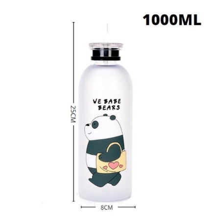 BOTOL MINUM 1 LITER MOTIF WE BABE BEARS