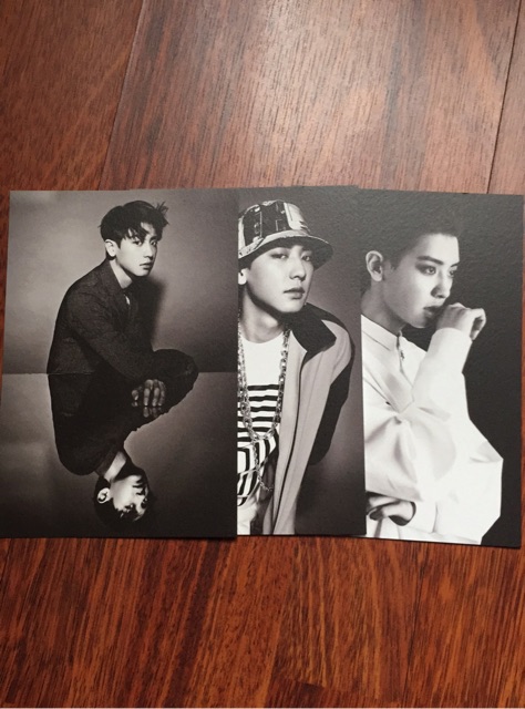 EXO - OVERDOSE POSTCARD OFFICIAL Chanyeol Kai Chen Lay Luhan Tao