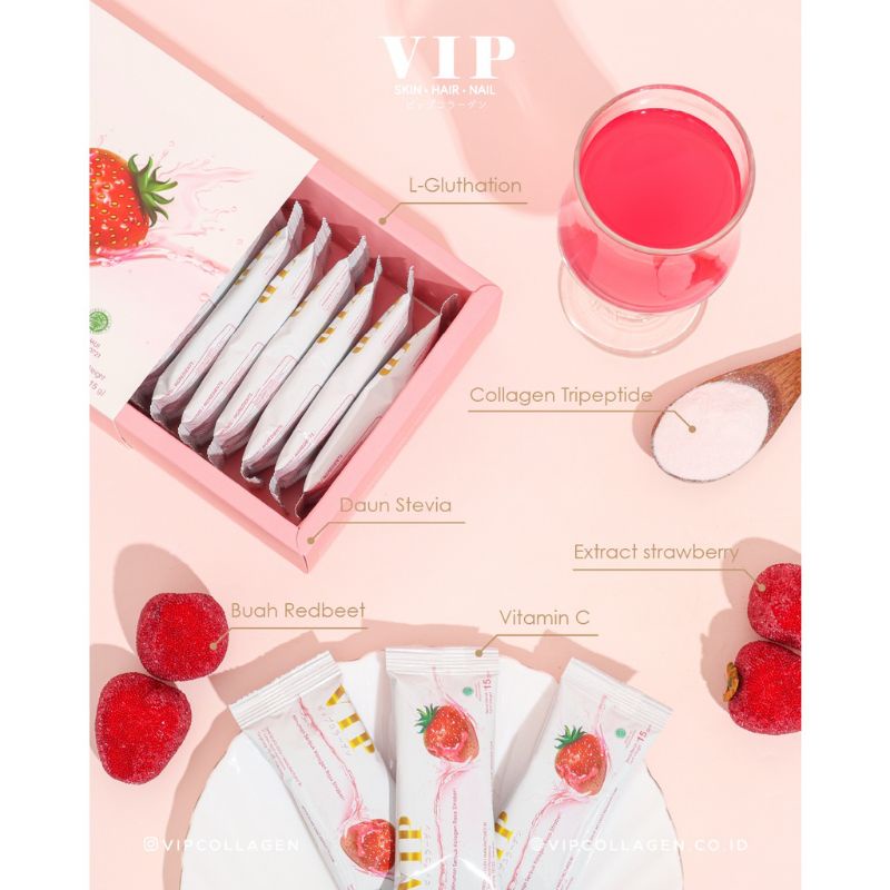 ⭐️ Jendela Kosmetik ⭐️ VIP Collagen Drink BPOM / Suplemen Pemutih kulit BPOM / Colagen Drink / Collagen Pemutih Badan / Colagen Pemutih Kulit / Suplemen Pemutih Badan / Colagen Pemutih Badan / Vitamin Kulit Suplemen