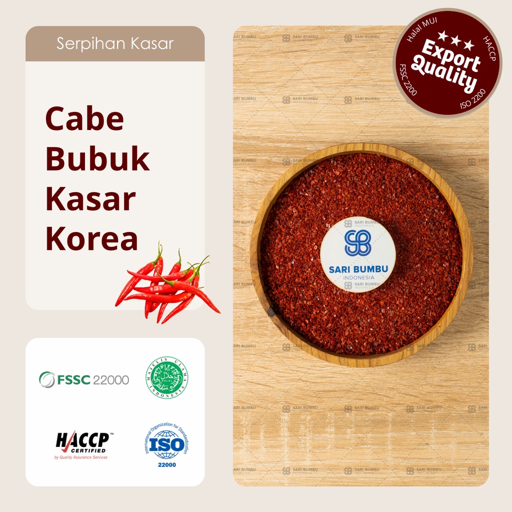 

Cabe Bubuk Kasar Korea/ Gochugaru Granule
