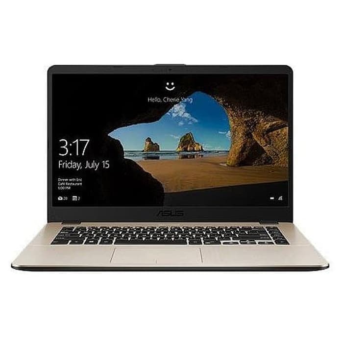 Asus X505ZA-BR512T - AMD Ryzen R5-2500U - 8GB - 256GBSSD - VGA - NoDVD - 15.6" - Win10 - Gold Metal