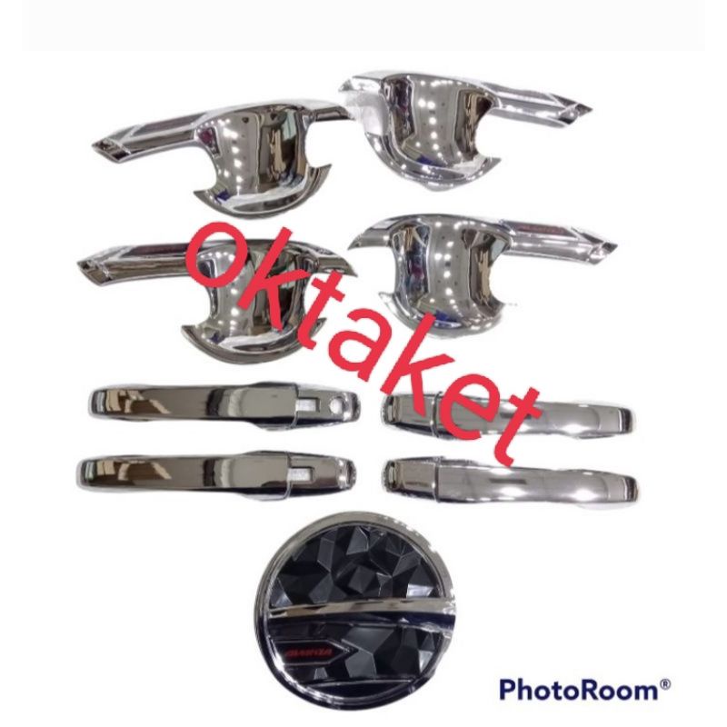 paket outer handle tank cover Avanza 2021 2022 Sporty chrome