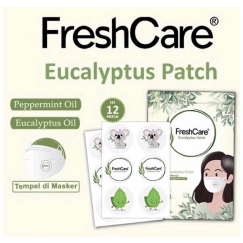 FRESHCARE EUCALYPTUS STIKER MASKER FRESHCARE EUCALYPTUS PATCH (1 SACHET = 12 PATCH) FRESH CARE