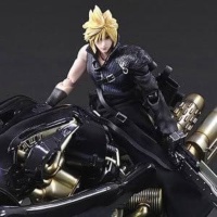 Promo Playarts Kai Final Fantasy 7 Advent Children Cloud Strife with Fenrir Berkualitas