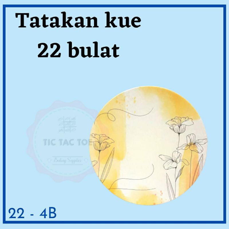 tatakan kue /tatakan kue ukuran 22 /tatakan kue bulat /tatakan bulat 22/cake board /cake board 22