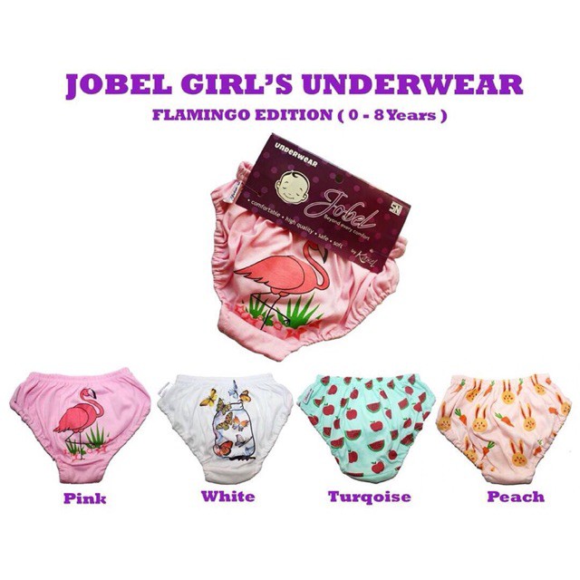 JOBEL X KAZEL  UNDERWEAR CUTE RABBIT / GENTLE EDITION / ICE CREAM ES KRIM / RENDA / CLASSIC / ROBOT / SUNFLOWER CELANA DALAM BAYI / ANAK KOLOR ANAK