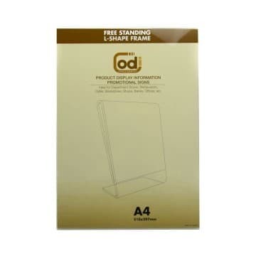 

ODI Sign Holder Acrylic Vertical L A4 - Holder Brosur A4 MS17