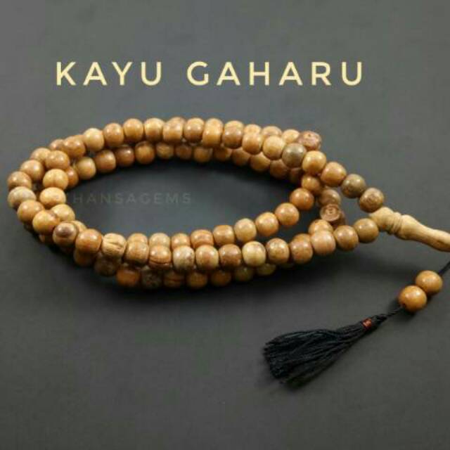Tasbih kayu gaharu Wangi isi 99 butir diameter 8 mm jaminan asli Top Quality Termurah Aksesories Keagamaan Ibadah Sholat Dzikir Fashion Muslim