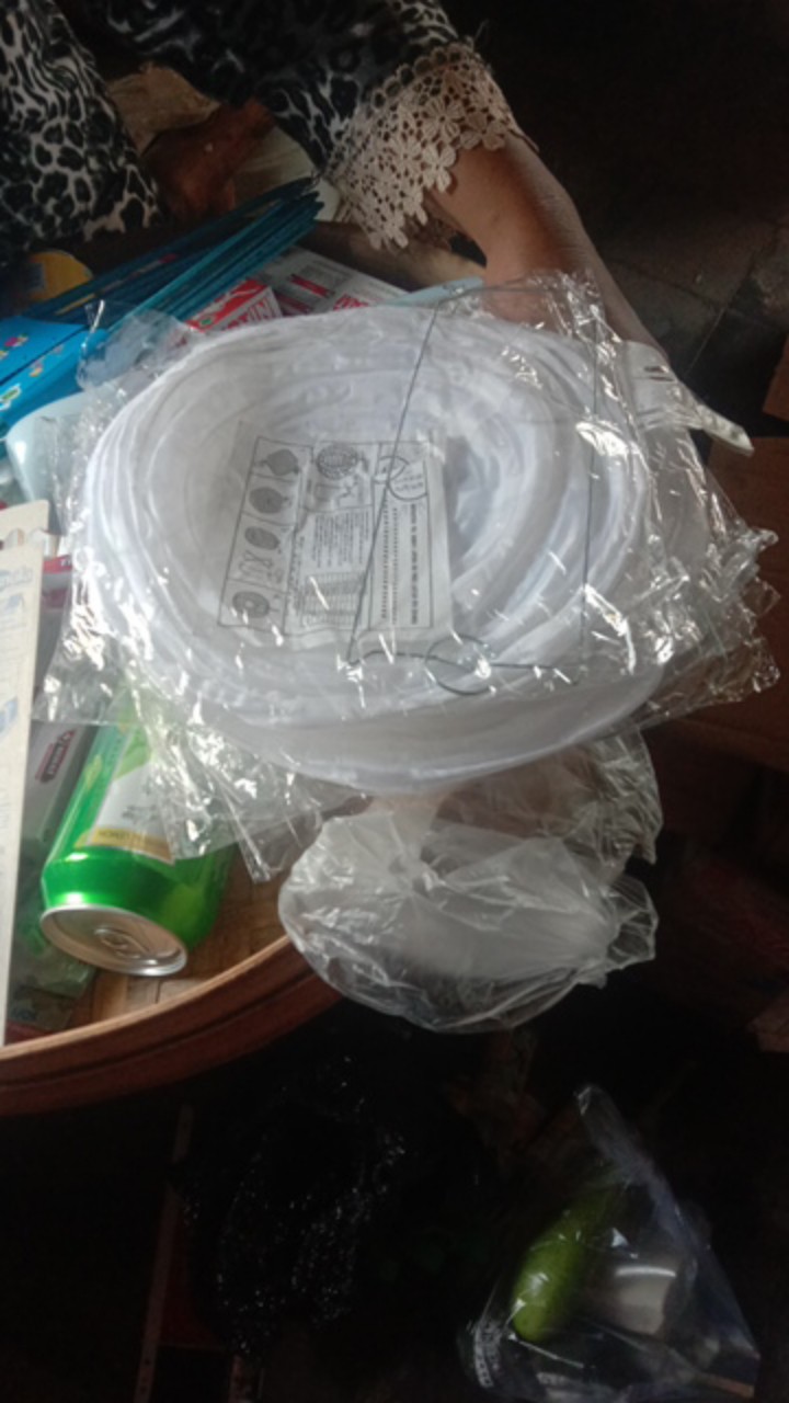 Lampion Kain Polos Warna Warni 20cm 8inch