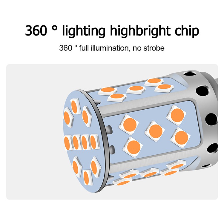 1pcs Bohlam Led Canbus 1156 Ba15S Bau15S 7440 T20 3030 35smd 12-24v Untuk Lampu Depan / Kabut / Sein Mobil