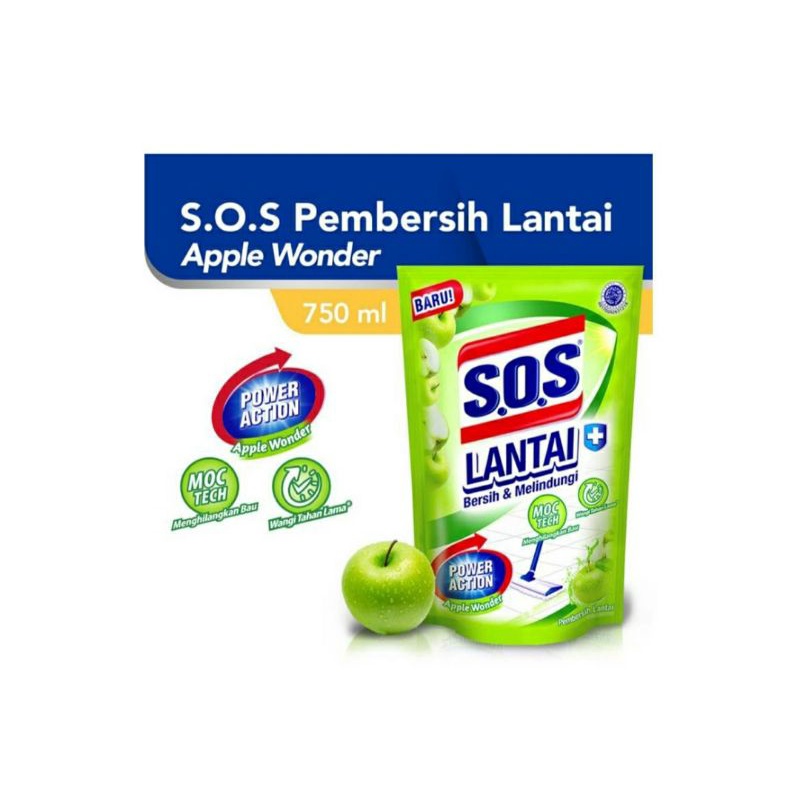 Sos Pembersih Lantai Refill Apple 750MI