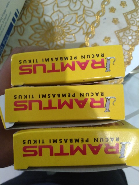 Umpan Jebakan Tikus Paling Ampuh Ramtus Racun Pembasmi Tikus Mati Kering Obat Pembunuh Tikus 2 Pack