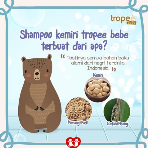 Tropee Bebe Candlenut Shampoo 100ml