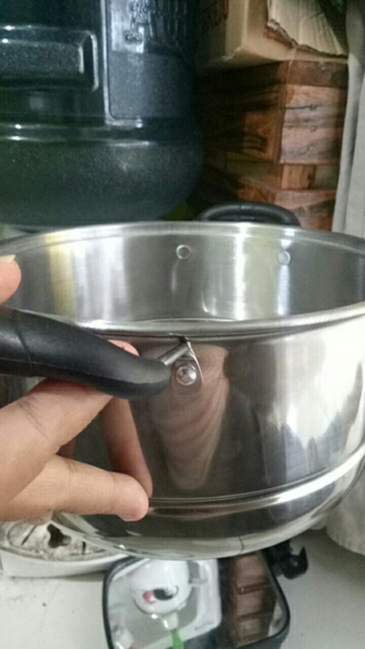 Panci Kukus /dandang Langseng Panci Serbaguna Panci Multifungsi Steamer Stainless Muliya 22 Cm