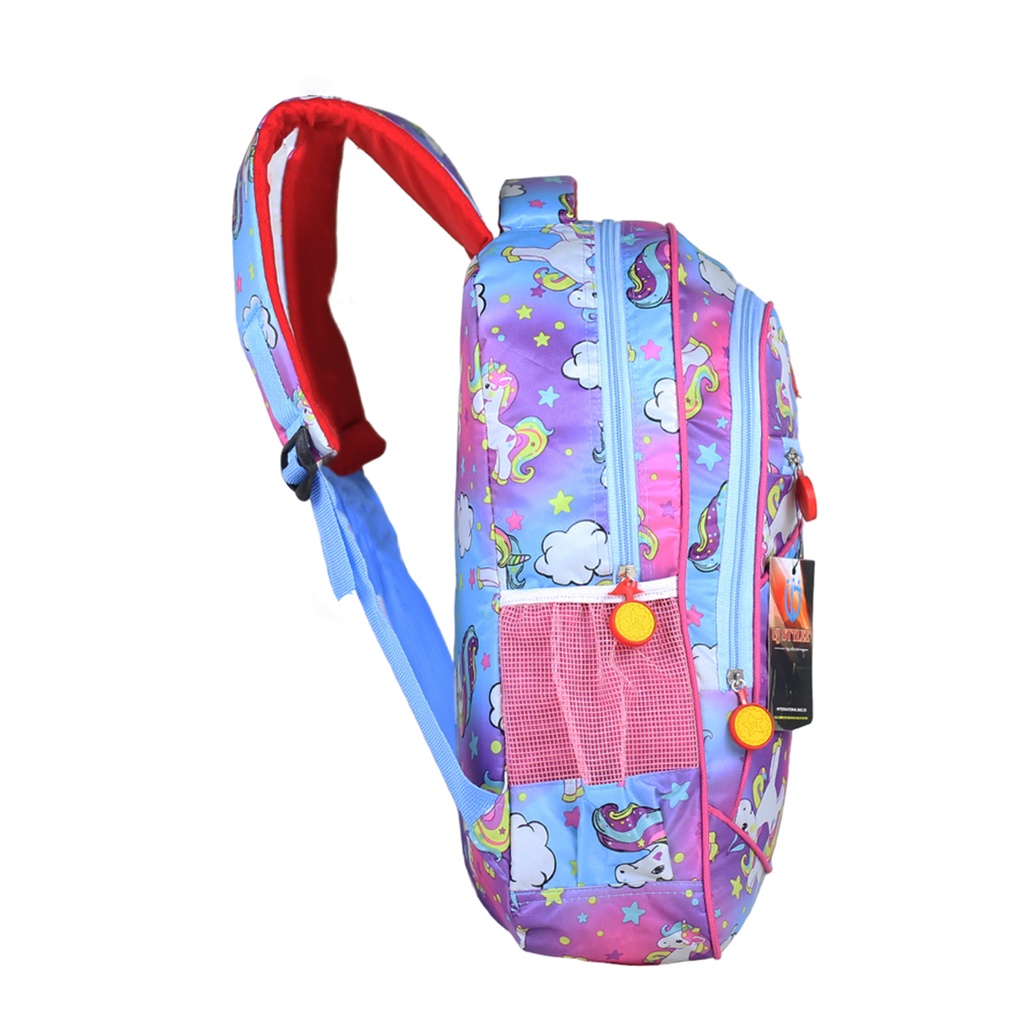 Tas Ransel Cewek Backpack Anak Perempuan PAUD TK Cahaya Gambar Unicorn Kuda Pony Lucu Imut