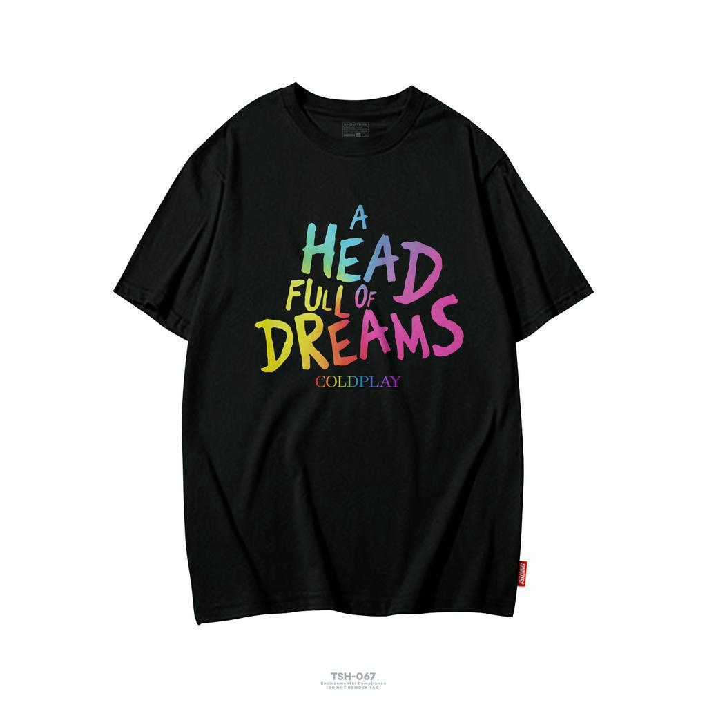 KAOS BAND COLDPLAY HEAD FULL OF DREAMS KAOS DISTRO TERBARU