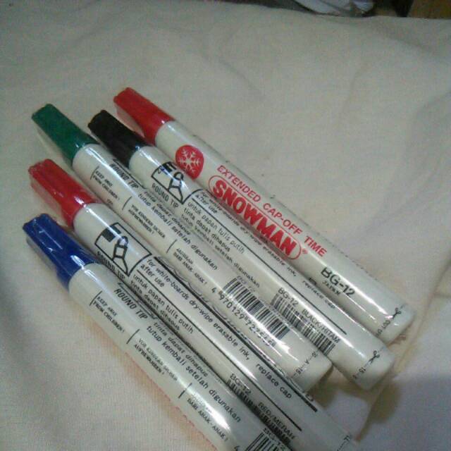 

Snowman spidol besar