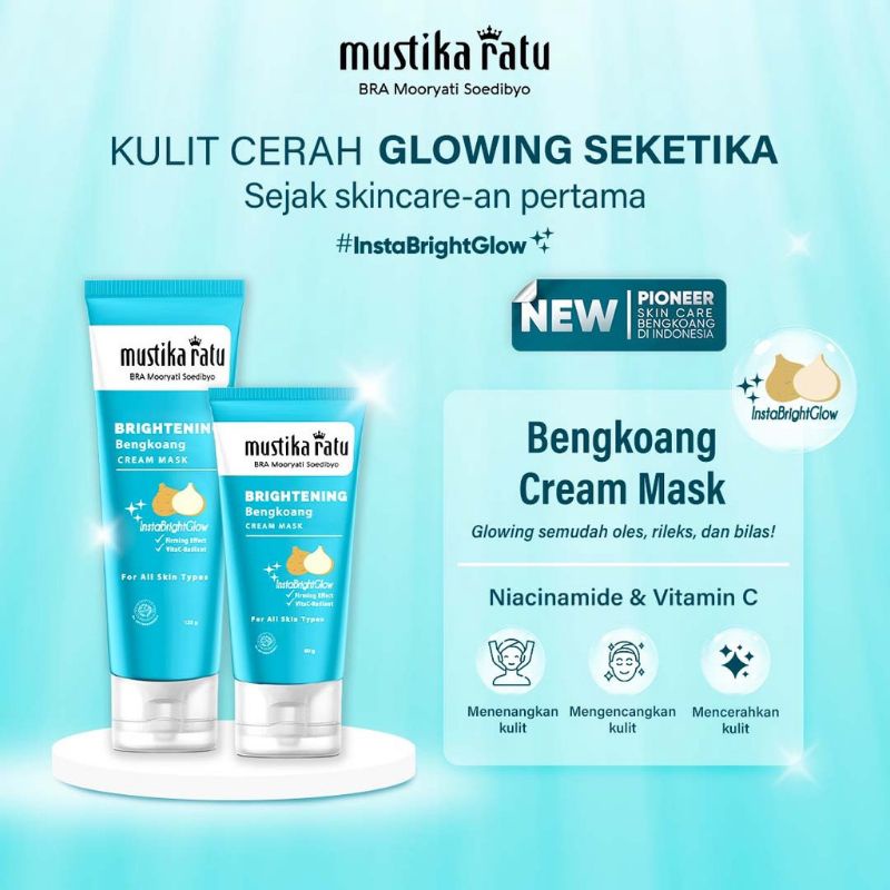 Jual Mustika Ratu Krem Masker Bengkoang Kemasan Baru Indonesia Shopee