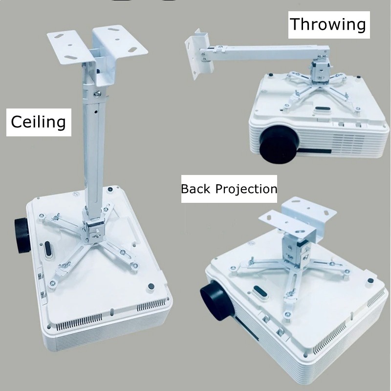 GS8-2 cewaal braket hanger proyektor adjustable universal - nb-p7 - white Or-i