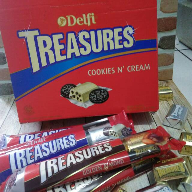 

Coklat delfi treasure kiloan 1/2 box (12 bungkus)